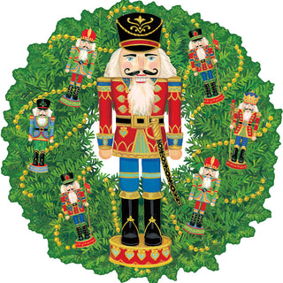 Nutcracker Wreath Die Cut Placemat