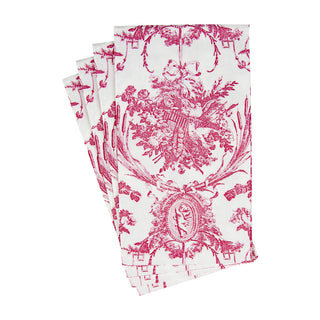 Romantic Toile Rose Guest Towel
