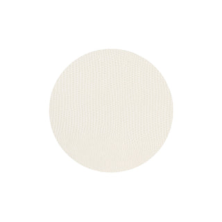 Cream Lizard Coaster Round 8 In Felt-4 Inch Diam