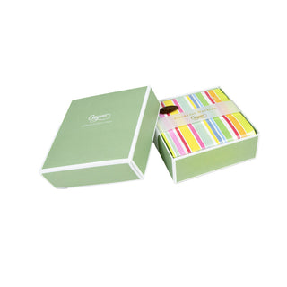 Cabana Stripe Bright  Napkin Box Cocktail - 40 per box