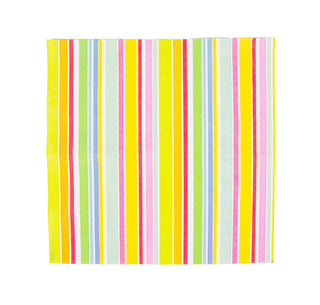 Cabana Stripe Bright Napkin Cocktail