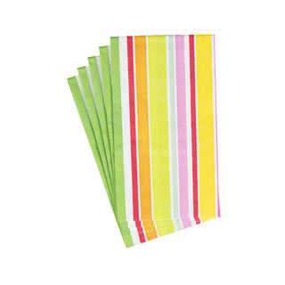 Cabana Stripe Bright Guest Towel