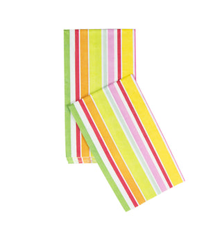 Cabana Stripe Bright Guest Towel