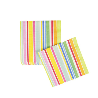 Cabana Stripe Bright Napkin Luncheon
