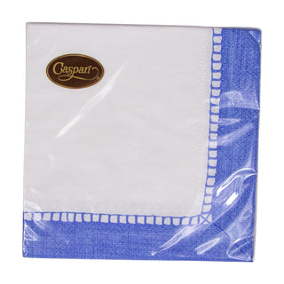 Linen Blue Napkin Cocktail - 20 count