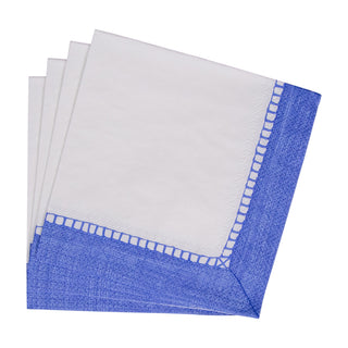 Linen Blue Napkin Cocktail - 20 count
