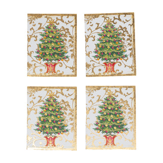 Gilded Tree Foil Enclosures 4 Pk Foil