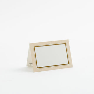 Gold Border Place Cards Package 10 In
