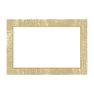 Moire Gold Place Cards Package 10 In