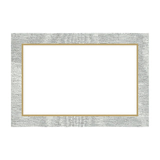 Moire Silver Place Cards Package 10 In