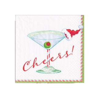 Christmas Cocktail Cheers! Napkin Cocktail