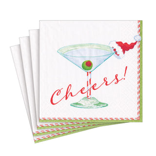 Christmas Cocktail Cheers! Napkin Cocktail