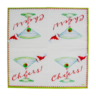 Christmas Cocktail Cheers! Napkin Cocktail