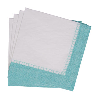 Linen Robin's Egg Blue Napkin Cocktail