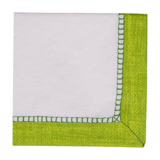 Linen Bright Green Napkin Cocktail
