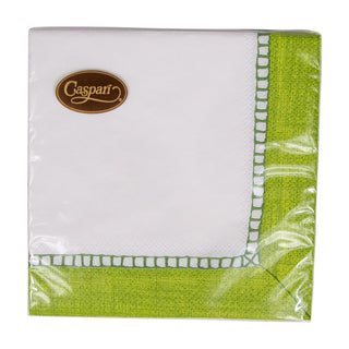 Linen Bright Green Napkin Cocktail