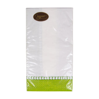 Linen Bright Green Guest Towel