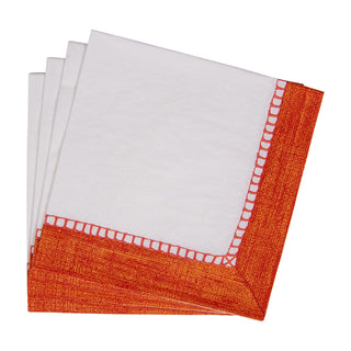Linen Coral Napkin Cocktail