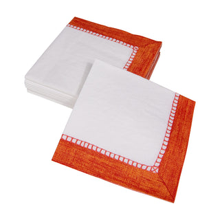 Linen Coral Napkin Cocktail