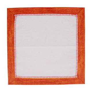 Linen Coral Napkin Cocktail