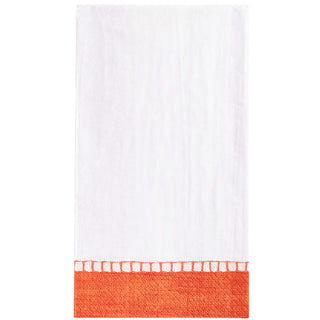 Linen Coral Guest Towel