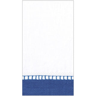 Linen Marine Blue Guest Towel - 15 count