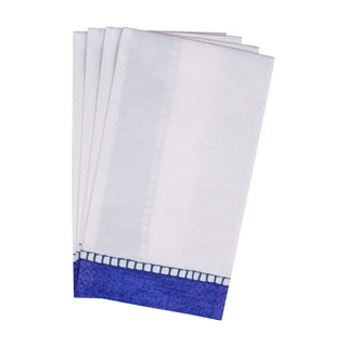 Linen Marine Blue Guest Towel - 15 count