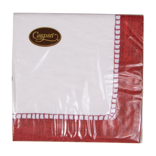 Linen Red Napkin Cocktail