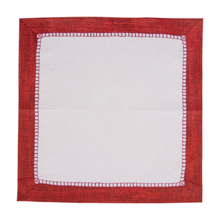 Linen Red Napkin Cocktail
