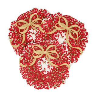 Pepperberry--Die-Cut Napkin Airlaid Luncheon D-Cut 15 In