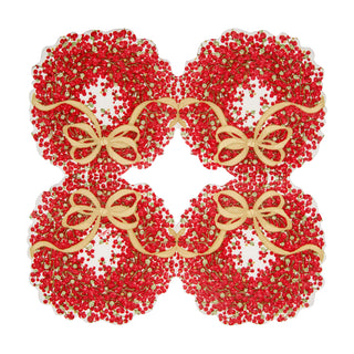 Pepperberry--Die-Cut Napkin Airlaid Luncheon D-Cut 15 In