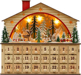 Forest Scene Wooden Advent Calendar