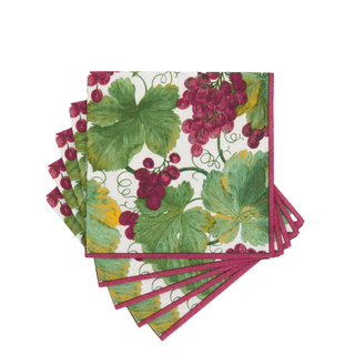 Vineyard Bordeaux Cocktail Napkins - includes 20 Cocktail Napkins