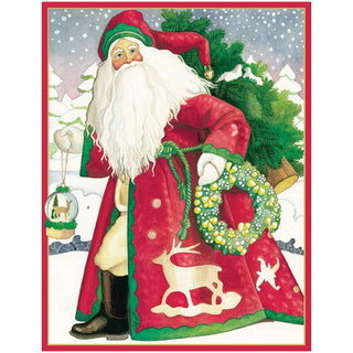 Santa of Snowflake Mountain Classic Christmas Cards - Includes 5 Cards & Envelopes