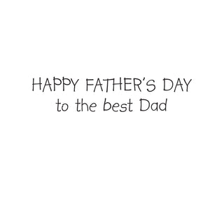 Dad And Baby And Stroller Father's Day Greeting Card - 1 card with envelope