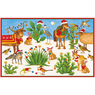 Christmas in the Desert Petite Christmas Cards - Includes 5 Cards & Envelopes