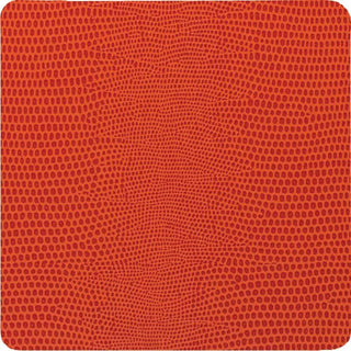 Orange Square Lizard Coasters - set of 8