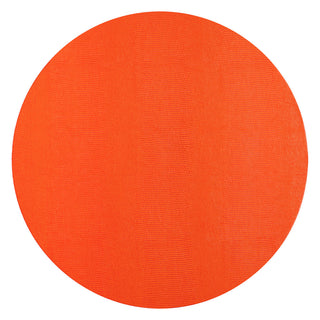 Orange Lizard Ttop Placemat Round Felt 14.5 In Dm
