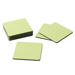 Green Square Lizard Coasters - set of 8