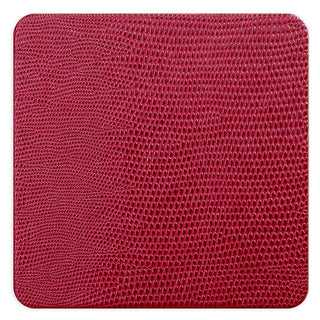 Cranberry Square Lizard Coasters - set of 8