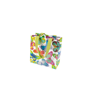 Butterflies Gift Bag Sm Sq. 5 3/4X2 1/2 X 5 3/4
