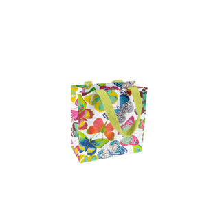 Butterflies Gift Bag Sm Sq. 5 3/4X2 1/2 X 5 3/4