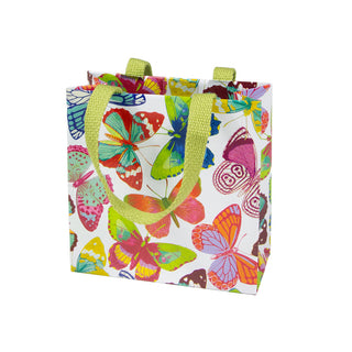 Butterflies Gift Bag Sm Sq. 5 3/4X2 1/2 X 5 3/4