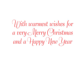 Decorated Home Classic Christmas Cards - Includes 5 Cards & Envelopes