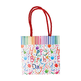 Happy Birthday Gift Bag Sm Sq. 5 3/4X2 1/2 X 5 3/4