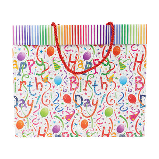 Happy Birthday Gift Bag Lg 11 3/4 X 4 3/4 X 10