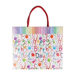 Happy Birthday Gift Bag Lg 11 3/4 X 4 3/4 X 10