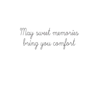 Pawprints Foil Pet Sympathy Greeting Card - 1 card with envelope