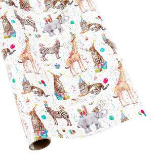 Party Animals Gift Wrapping Paper - 76 cm  x 2.4 m  Roll