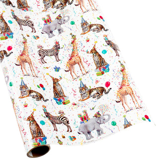 Party Animals Roll Wrap 30 Inch X 8Ft-2 Inch Core
